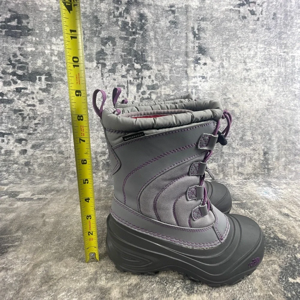 The North Face Womens 2 Snow Boots Waterproof Gray Purple Winter Boots